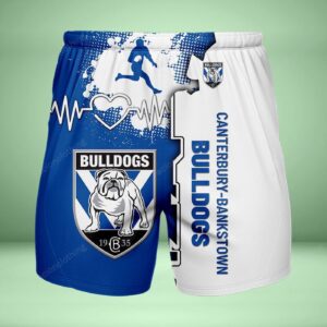Canterbury Bankstown Bulldogs Personalized Fashion Men Hawaiian Shorts Pant