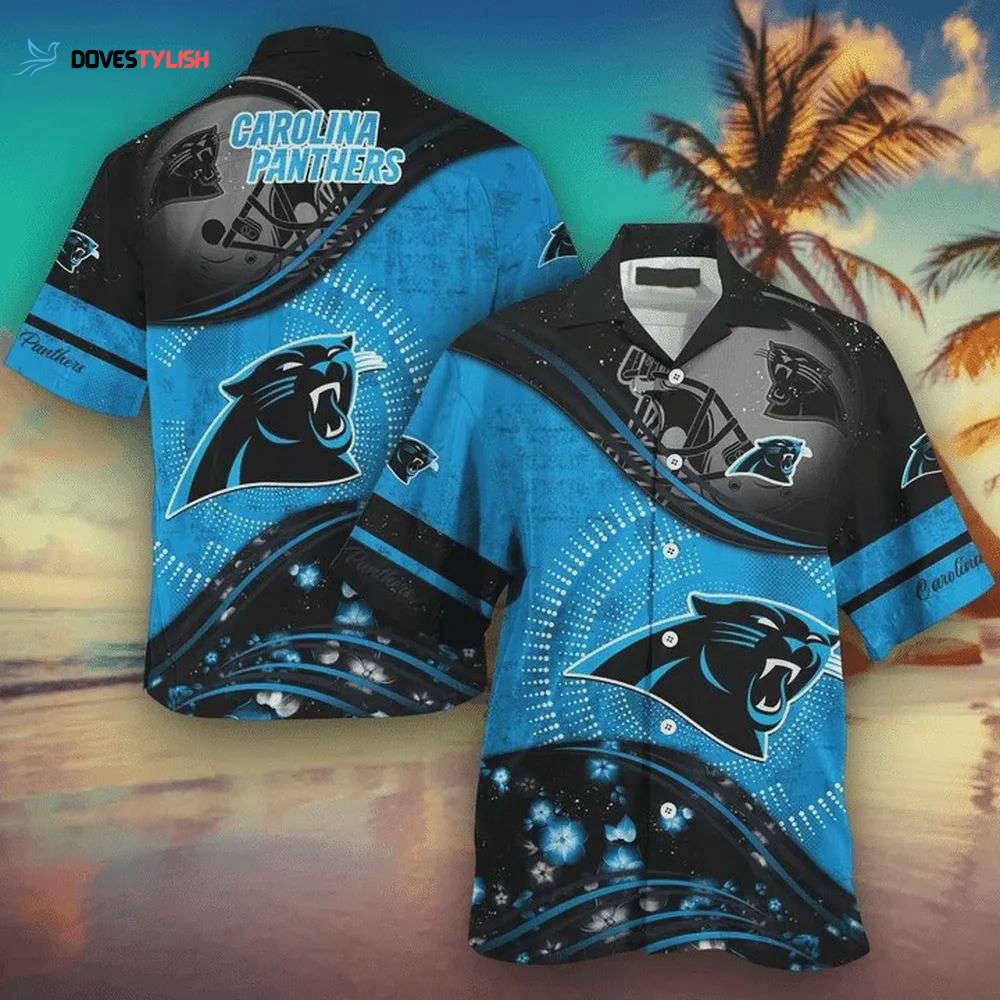 Carolina Panthers NFL Flower Gift Summer 2025 Hawaiian Shirt Carolina Panthers NFL Flower Gift Summer 2025 Hawaiian Shirt