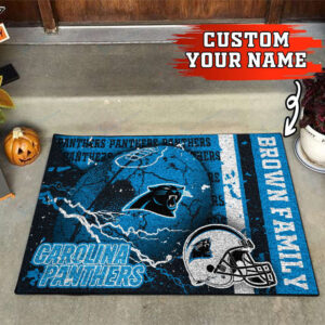 Carolina Panthers Personalized Doormat Home Decor 2024 2025 26 3