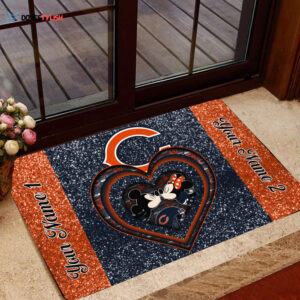 Chicago Bears Personalized Doormat Home Decor 2025