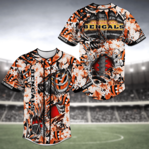 Cincinnati Bengals Baseball Jersey Shirt – Official NFL Fan Gear Grab Yours Now!