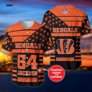 Cincinnati Bengals Personalized Baseball Jersey