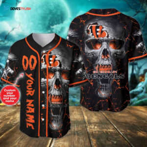 Cincinnati Bengals Personalized Baseball Jersey