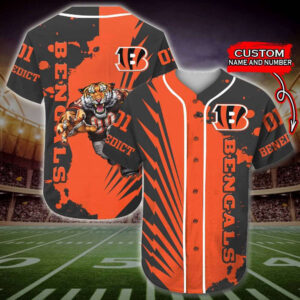 Cincinnati Bengals Personalized Baseball Jersey