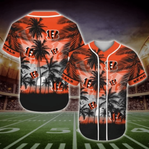 Cincinnati Bengals Tropical Baseball Jersey