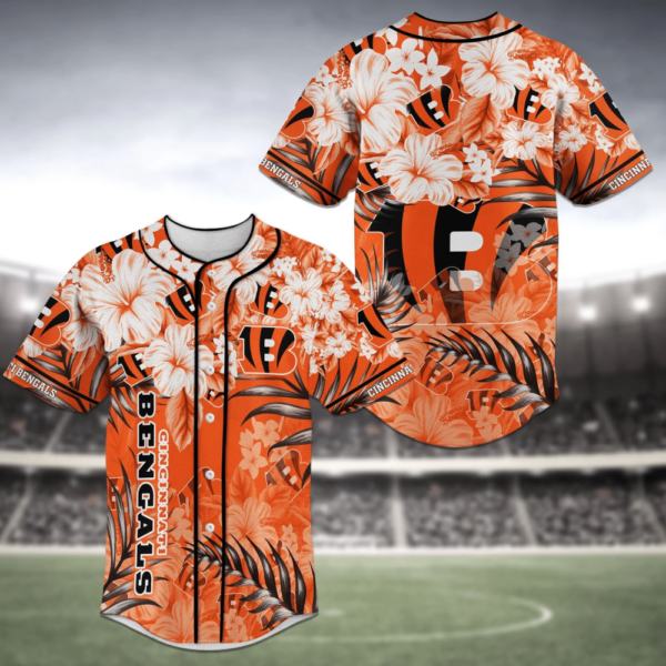 Cincinnati Bengals NFL Baseball Jersey Shirt for Men and Women – Stylish and Sporty