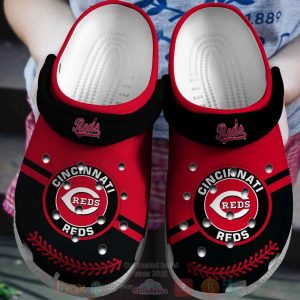 Cincinnati Reds Red-Black Clogs Crocband Shoes - Gift for Men Women Fans - Gift for Men Women Fans