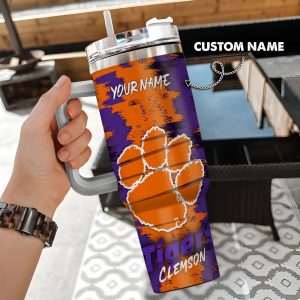 Clemson Tigers Stanley Tumbler - Gift for Fan Men Women