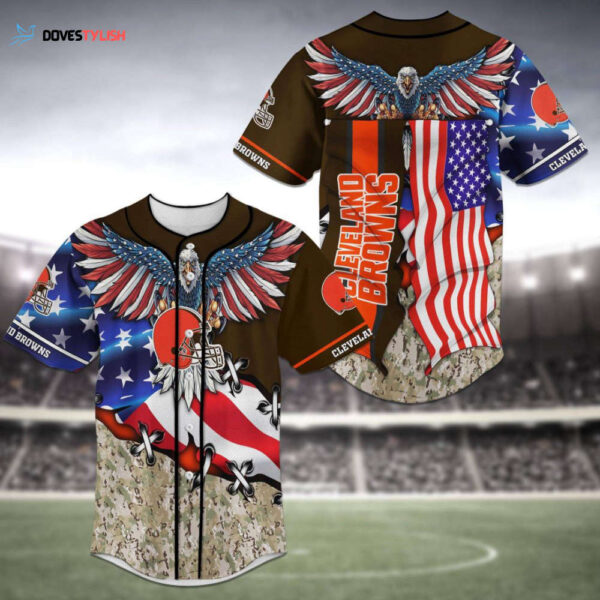 Cleveland Browns Baseball Jersey