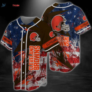 Cleveland Browns Baseball Jersey