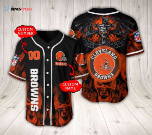 Cleveland Browns Baseball Jersey Custom Name And Number