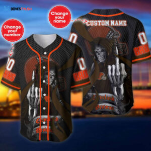 Cleveland Browns Personalized Baseball Jersey