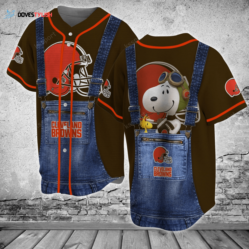 Cleveland Browns Personalized Baseball Jersey Cleveland Browns Personalized Baseball Jersey
