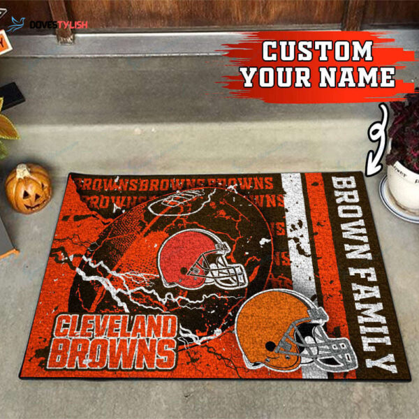 Cleveland Browns Personalized Doormat Home Decor 2025