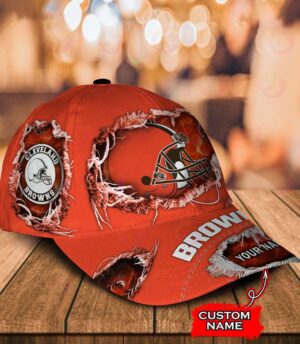 Cleveland Browns-Personalized NFL Classic Cap-V2 3