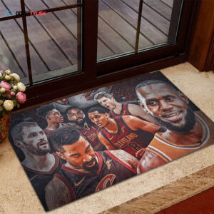Cleveland Cavaliers Home Decor 2025 Foldable Doormat Indoor Outdoor Welcome Mat Home Decor