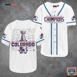Colorado Avalanche Baseball Jersey For Fans