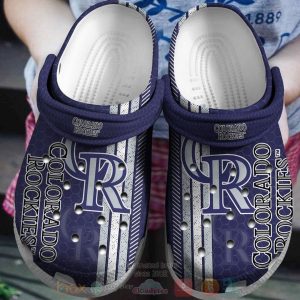 Colorado Rockies blue red Clogs crocband Shoes - Gift for Men Women Fans - Gift for Men Women Fans