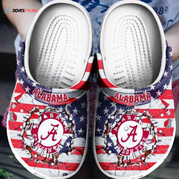 Clogs Shoes – Clogs Shoes Alabama Crimson Tide Football NCAA Adults