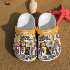 Croc Shoes – Clogs Shoes Kobe Bryant Los Angeles Lakers NBA Adults