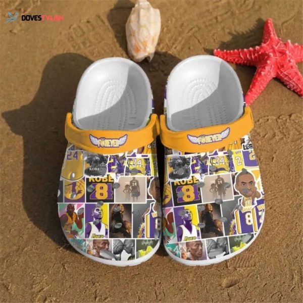 Croc Shoes – Clogs Shoes Kobe Bryant Los Angeles Lakers NBA Adults