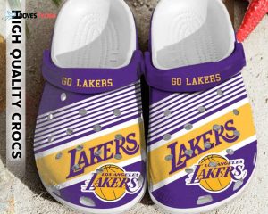Croc Shoes – Clogs Shoes Los Angeles Lakers Team NBA Adults