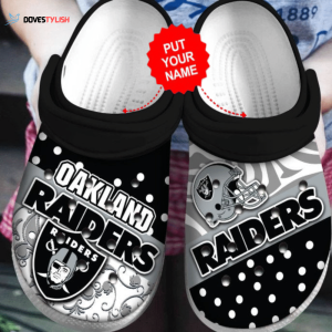Croc Shoes – Clogs Shoes National Football L. Raiders band Colorful For Men Women