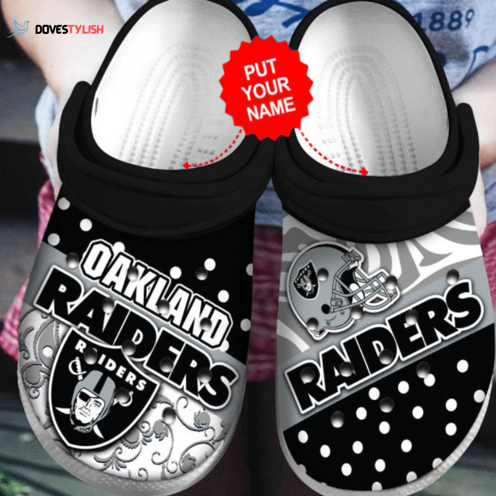 Croc Shoes – Clogs Shoes National Football L. Raiders band Colorful For Men Women Croc Shoes – Clogs Shoes National Football L. Raiders band Colorful For Men Women
