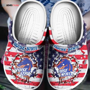NCAA Boise State Broncos Adults Croc Shoes - Stylish Clogs for Ultimate Comfort