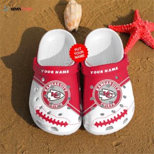 Croc Shoes – Clogs Shoes NFL Football Kansas City Chiefs Personalized