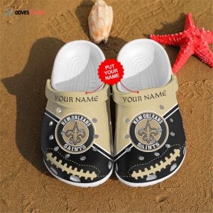 Croc Shoes – Crocs Shoes NFL Football New Orleans Saints Personalized