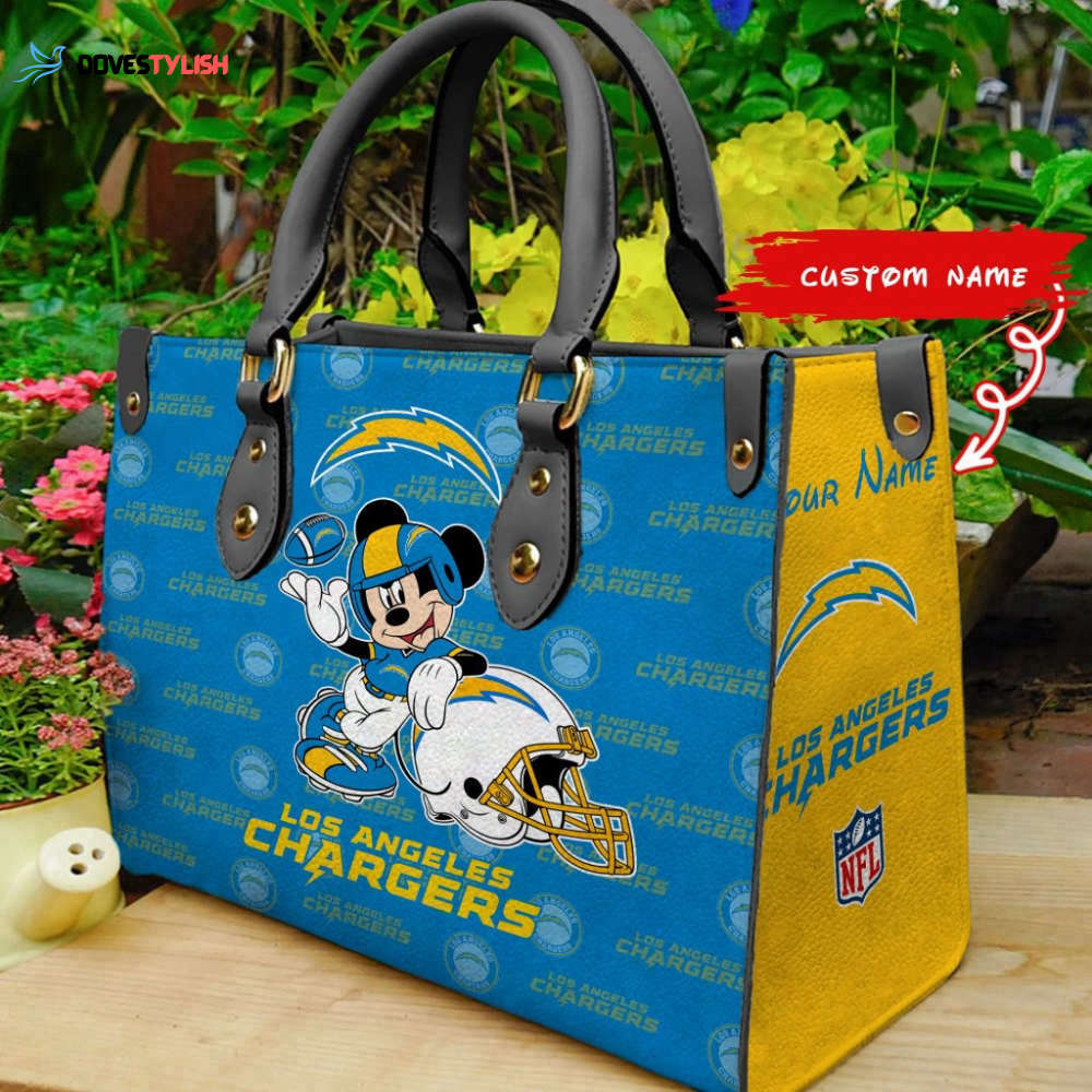 Custom Los Angeles Chargers Women Bag Wallet Combo – Personalized Accessories Disney Bag and Wallet Custom Los Angeles Chargers Women Bag Wallet Combo – Personalized Accessories Disney Bag and Wallet