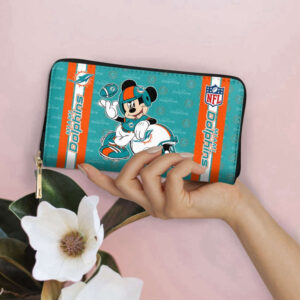 Custom Miami Dolphins Women Bag  Wallet Combo – Personalized Accessories  Disney Bag and Wallet
