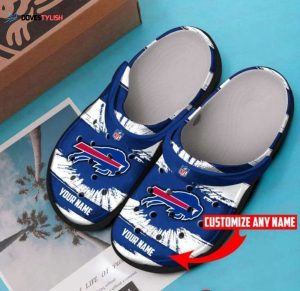 Custom name Buffalo Bills NFL Gifts For fan 3 Clogs Shoes Clogs Unisex Footwear