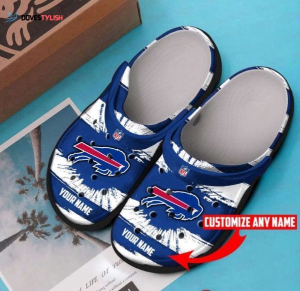 Custom name Buffalo Bills NFL Gifts For fan 3 Clogs Shoes Clogs Unisex Footwear