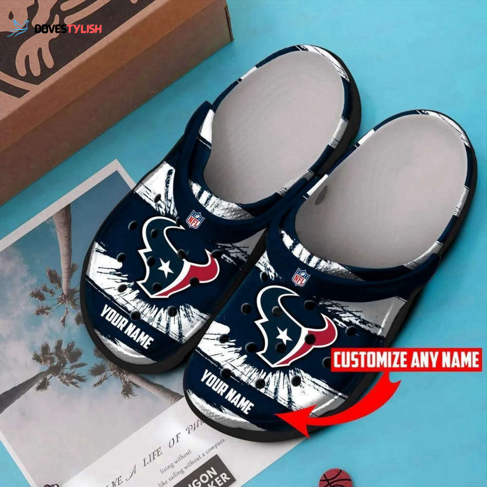 Custom name Houston Texans NFL 5 Clogs Shoes Clogs Unisex Footwear Custom name Houston Texans NFL 5 Clogs Shoes Clogs Unisex Footwear