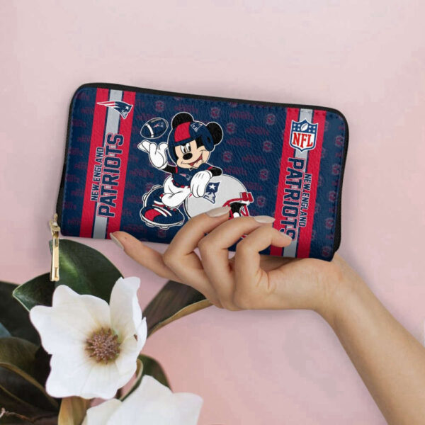 Customized New England Patriots Women Bag  Wallet Combo Personalized Stylish Accessories  Disney Bag and Wallet