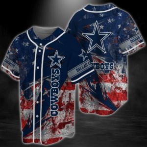 Dallas Cowboys NFL Baseball Jersey Shirt For Die-Hard Fans
