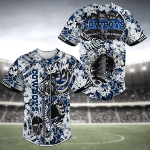 Dallas Cowboys NFL Baseball Jersey Shirt  For Fans