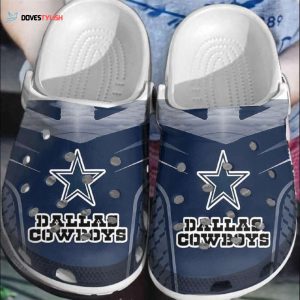 Dallas Cowboys NFL big logo lover Rubber Clogs Shoes Clogs Unisex Footwear