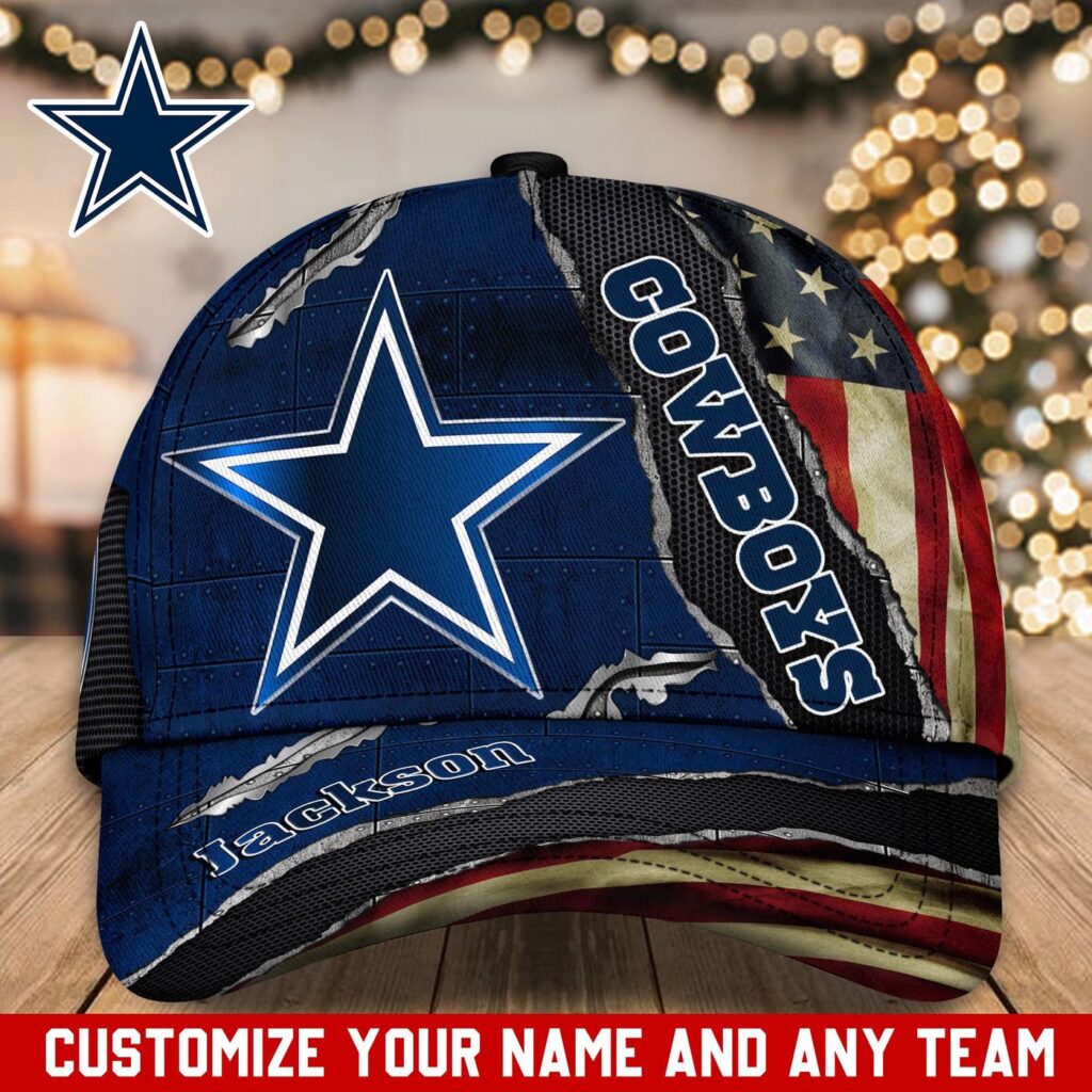 Dallas Cowboys NFL Classic CAP Hats For Fans Custom Dallas Cowboys NFL Classic CAP Hats For Fans Custom