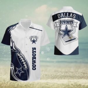 Dallas Cowboys NFL Fireball Summer Hawaiian Shirt 3