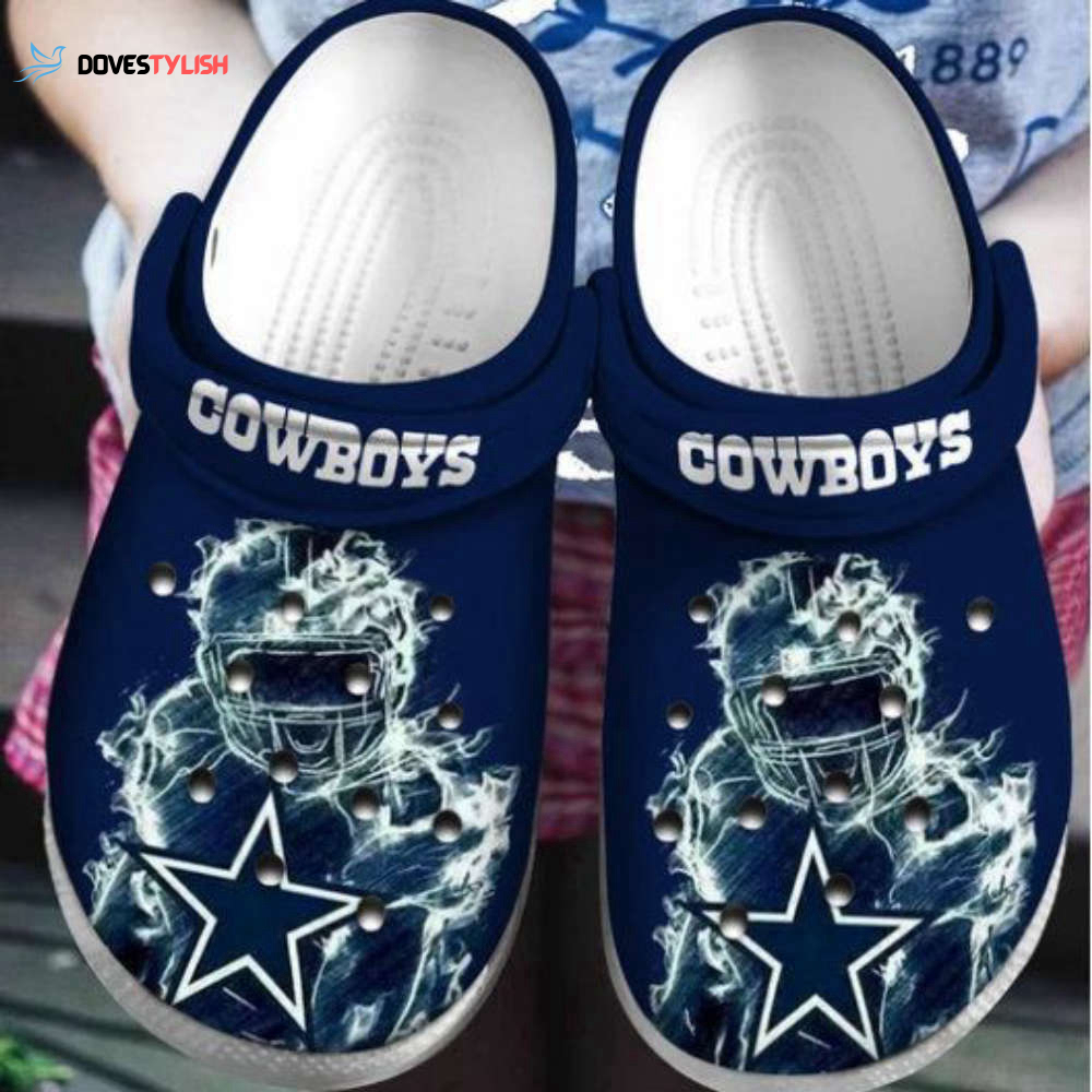 Dallas Cowboys NFL 2 Rubber Clogs Shoes Clogs Unisex Footwear Dallas Cowboys NFL 2 Rubber Clogs Shoes Clogs Unisex Footwear