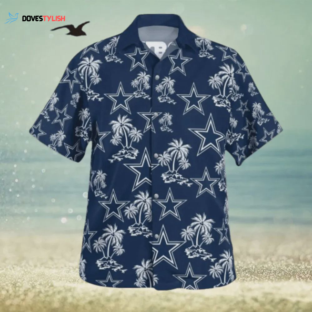 Dallas Cowboys NFL Island 3D Hawaiian Shirt Dallas Cowboys NFL Island 3D Hawaiian Shirt