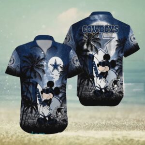 Dallas Cowboys NFL Mickey Mouse Hawaiian Shirt