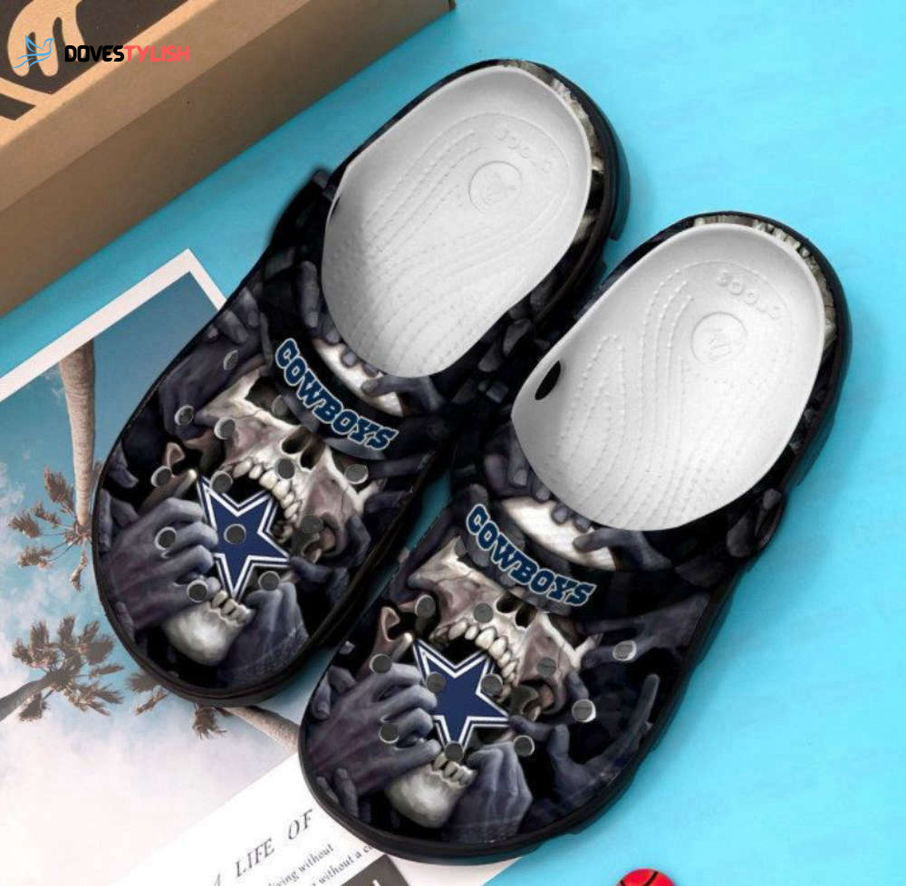 Dallas Cowboys NFL team Skull Rubber Clogs Shoes Clogs Unisex Footwear Dallas Cowboys NFL team Skull Rubber Clogs Shoes Clogs Unisex Footwear