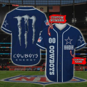 Custom Dallas Cowboys Baseball Jersey Personalized Team Gear for Fans