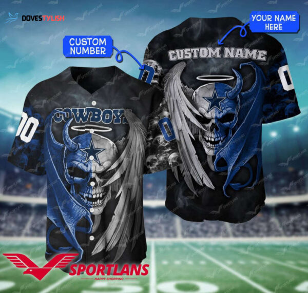 Custom Dallas Cowboys Baseball Jersey – Personalized Fan Gear