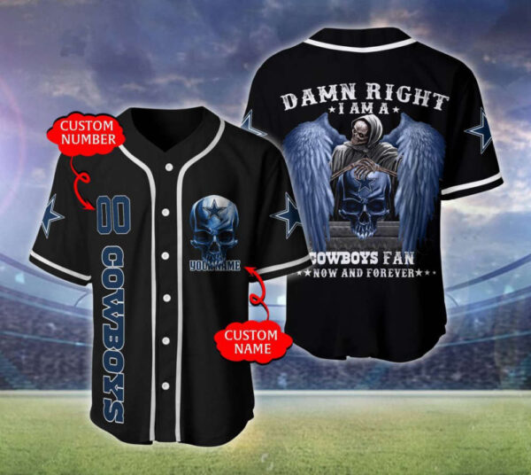 Customized Dallas Cowboys Baseball Jersey – Personalize Your Team Spirit