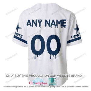 Custom Dallas Cowboys Baseball Jersey – Personalized NFL Gear